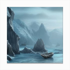 Boat In The Water Canvas Print