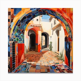 Moroccan Archways Canvas Print