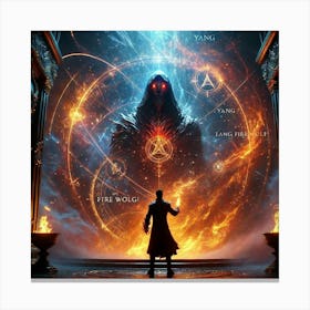 A Cinematic Sci Fi Scene Capturing The Moment The Canvas Print