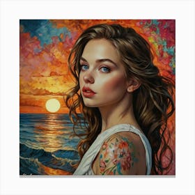 Sunset 1 Canvas Print