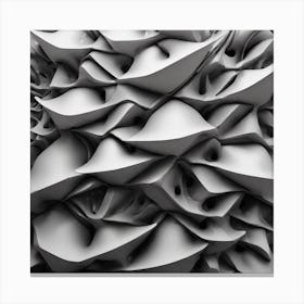 Abstract Sculpture Canvas Print