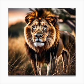 Lion art 19 Canvas Print