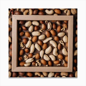 Nuts In A Frame 5 Canvas Print