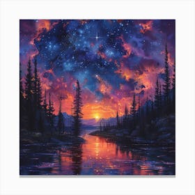 Starry Night 4 Canvas Print