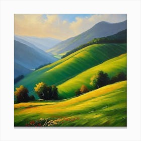 Green Hills 6 Canvas Print