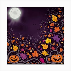 Halloween Background 1 Canvas Print