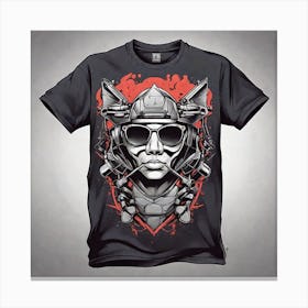 Soldier T-Shirt Canvas Print