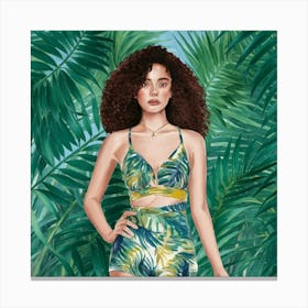 Under The Palms Art Print Illustration Painting Fa Kza6st4kt4ksuy4urhxmwq Jljd6nu6sj6ekuior7jdca Canvas Print