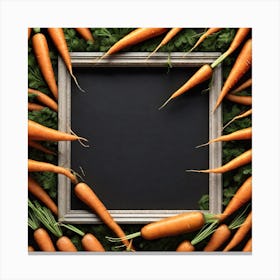 Carrots In A Frame 6 Canvas Print