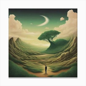 Landscape Painting Canvas Print