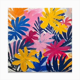 Tropical Blooms Canvas Print