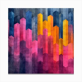 Abstract Geometric Background Canvas Print