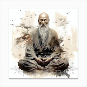 Meditation Series 02 By Csaba Fikker For Ai Art Depot 6 Canvas Print