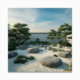 Japanese Garden Canvas Print