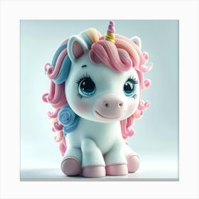 Cute Unicorn 845 Canvas Print