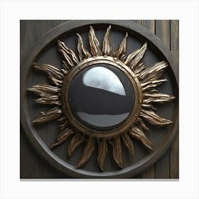 Sunburst Mirror Canvas Print