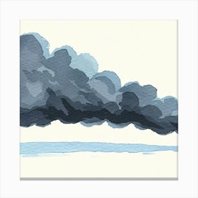 Smoke Billowing Out Of A Chimney Canvas Print