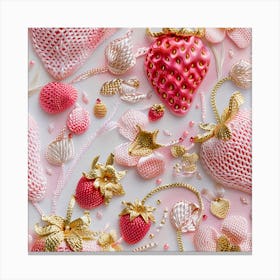 Strawberry Bouquet Canvas Print