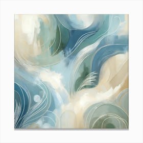 Abstract Tranquil Seascape 1 Canvas Print