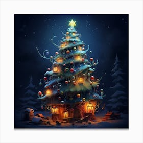 Christmas Tree Canvas Print