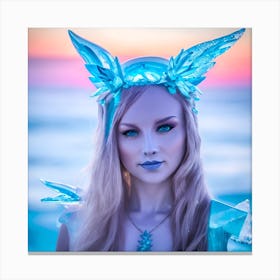 Ice Angel Canvas Print