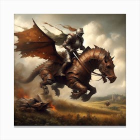 Dragon horse Canvas Print