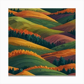 Autumn Landscape 2 Canvas Print