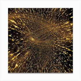 Quantum Physics Wave Particles Canvas Print