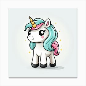 Cute Unicorn 22 Canvas Print