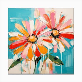 Daisy Painting Canvas Print