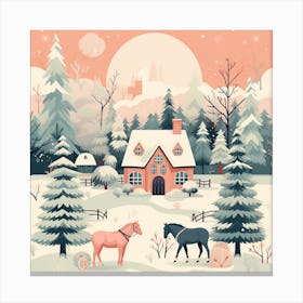 Winter Landscape 26 Canvas Print