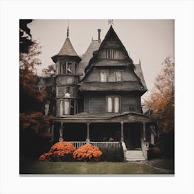 Haunted House 6 Canvas Print