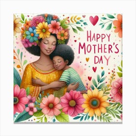 African Mother Mother's Day Canvas Print