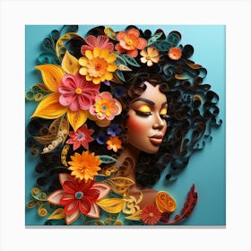 Flower Art Canvas Print