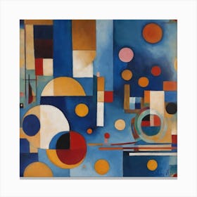 Abstract colourful Painting Canvas Print