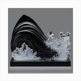 Wave Sculpture 3 Canvas Print