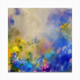 Abstract Watercolor Painting Canvas Print