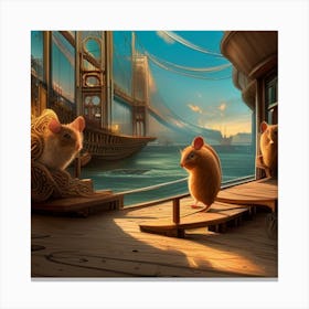 San Francisco Bay Bridge Canvas Print