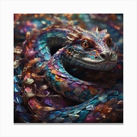 Quantum Serpent Canvas Print