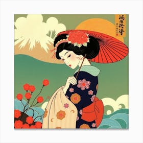 Geisha 17 Canvas Print