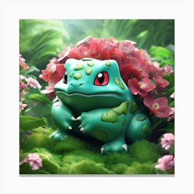 Pokemon Frog Canvas Print