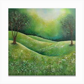 Green meadow 3 Canvas Print