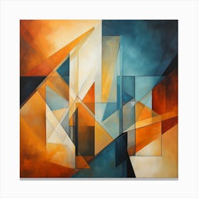 Abstract Trapezoids Canvas Print