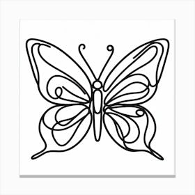 Butterfly Picasso style 6 Canvas Print