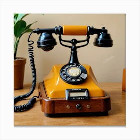 Vintage Telephone Canvas Print