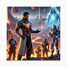 A Sci Fi Scene For Episode 1 Canvas Print