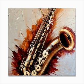 Saxophone 1 Canvas Print