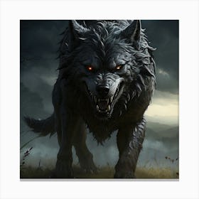 wolf design Canvas Print