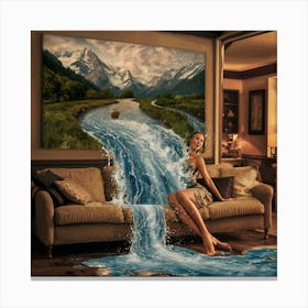 Waterfall 4 Canvas Print