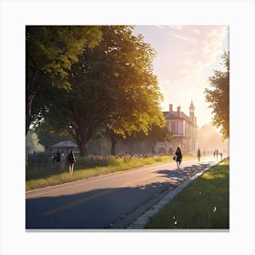 The Long Road Canvas Print